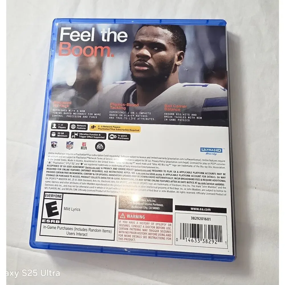 PS5 Madden‎ NFL 25 video Game Opened But Never Used EA Sports